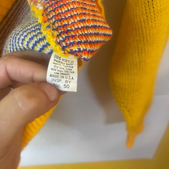 SOLD-Rare Vintage 1973 Garfield, The big cat sweater - Picture 4 of 9